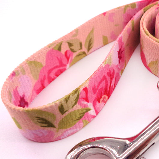 Correa para Mascotas Estilo Pastoral con Estampado Floral Rosa - Image 8