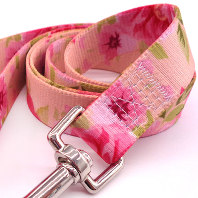 Correa para Mascotas Estilo Pastoral con Estampado Floral Rosa - Image 9