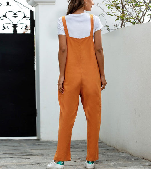 Pantalón Peto Retro Casual Europeo y Americano - Image 14
