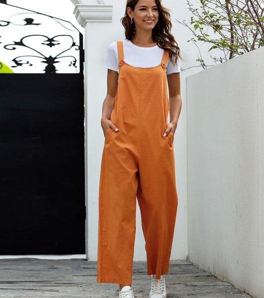 Pantalón Peto Retro Casual Europeo y Americano - Image 2