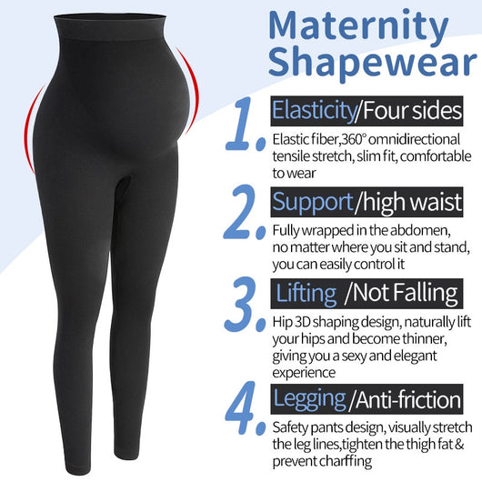 Leggins Premamá Cintura Alta - Pantalones Cómodos para Embarazo - Image 4