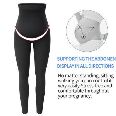 Leggins Premamá Cintura Alta - Pantalones Cómodos para Embarazo - Image 5