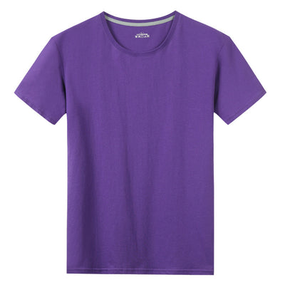 Playera de Algodón Puro para Hombre - Colores Sólidos - Image 2