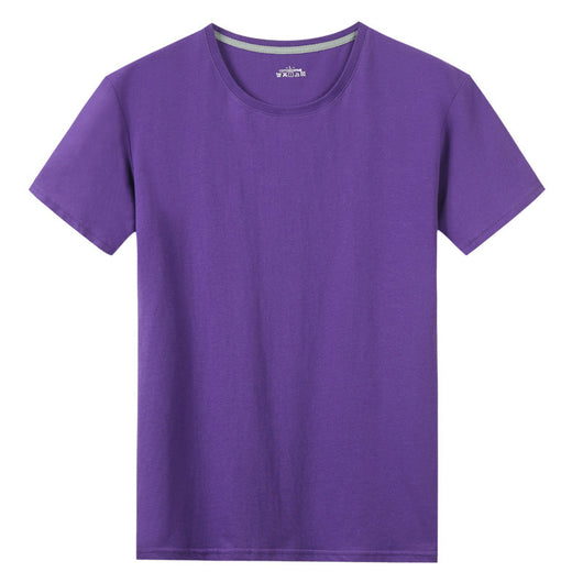 Playera de Algodón Puro para Hombre - Colores Sólidos - Image 2