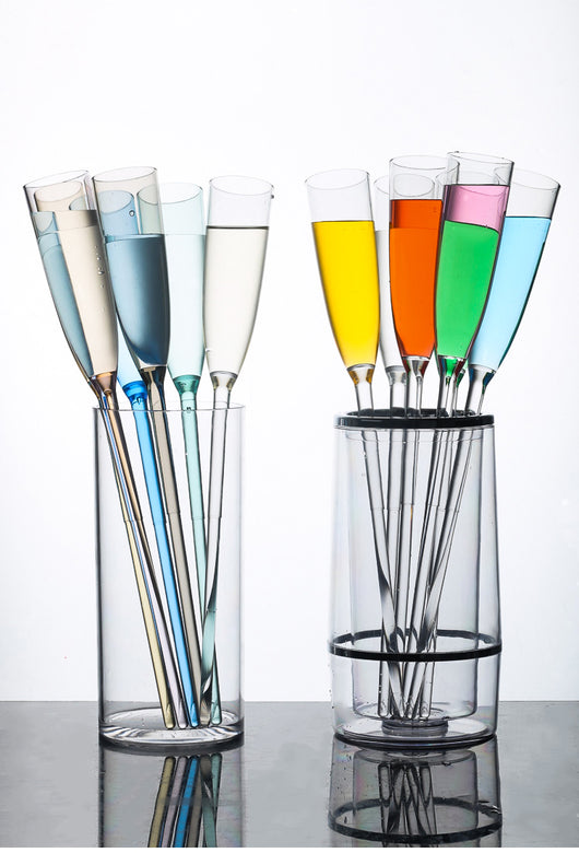 Juego de Copas Acrílicas para Cócteles y Champagne - Diseño Playa Cristal - Image 9