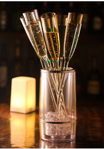 Juego de Copas Acrílicas para Cócteles y Champagne - Diseño Playa Cristal - Image 6