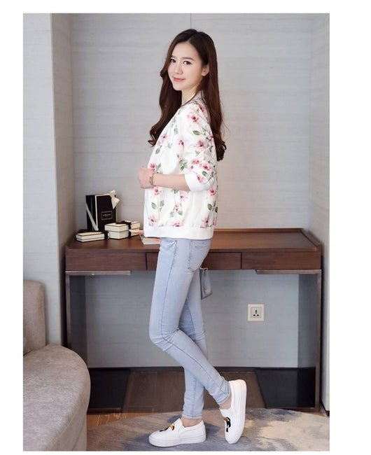 Chaqueta Béisbol Mujer Estilo Universitario Suelta Protección Solar