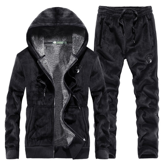Cardigan Hoodie de Terciopelo para Hombre - Abrigo Cálido con Forro Polar - Image 18