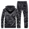 Cardigan Hoodie de Terciopelo para Hombre - Abrigo Cálido con Forro Polar