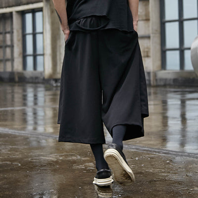 Pantalones Harem Sueltos con Detalles de Parches Cosidos - Image 9