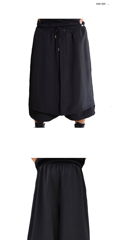 Pantalones Harem Sueltos con Detalles de Parches Cosidos - Image 12