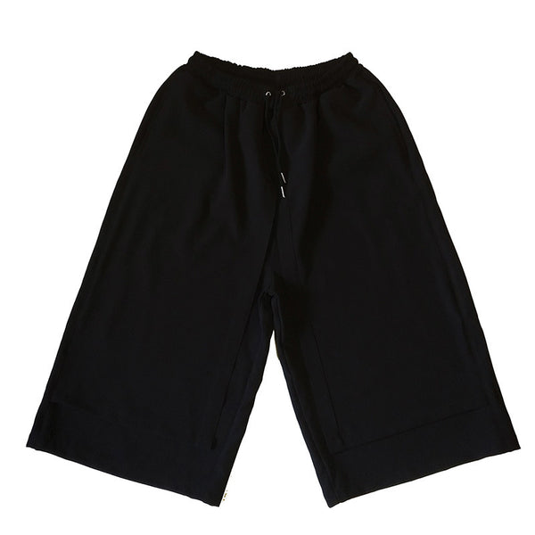 Pantalones Harem Sueltos con Detalles de Parches Cosidos