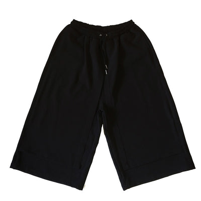 Pantalones Harem Sueltos con Detalles de Parches Cosidos