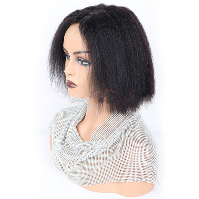 Pelucas de Cabello Humano Liso Ondulado Frontal