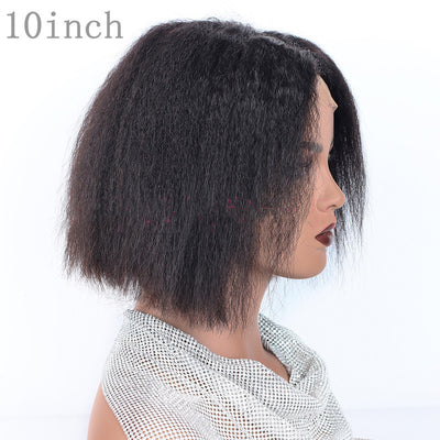 Pelucas de Cabello Humano Liso Ondulado Frontal - Image 5