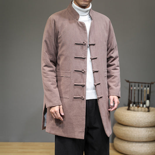 Chaqueta Acolchada Estilo Tang Clásica con Cierre de Disco - Image 14