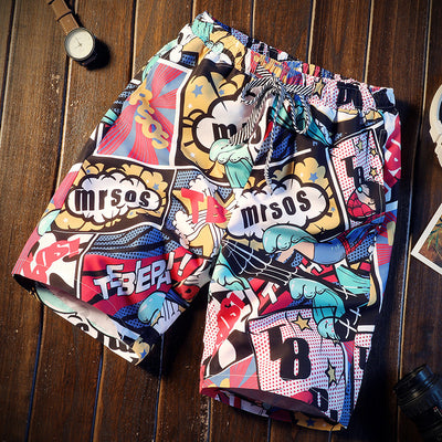 Pantalones Cortos de Playa Coreanos K167 - Shorts Casuales de Verano para Parejas - Image 11