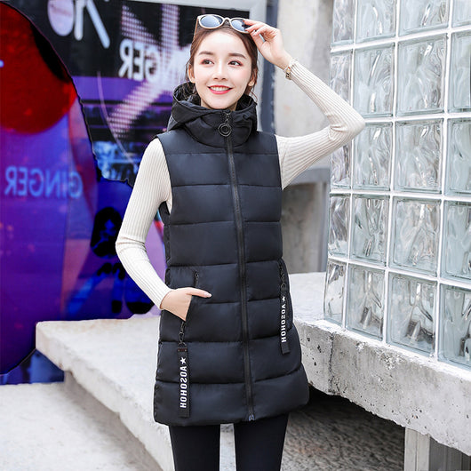 Chaleco Acolchado de Plumas para Mujer - Invierno y Otoño - Image 9