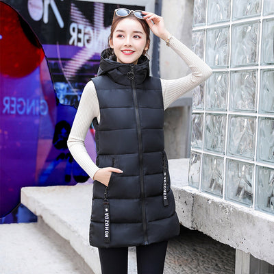 Chaleco Acolchado de Plumas para Mujer - Invierno y Otoño - Image 5