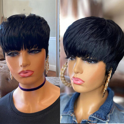 Peluca Corta Estilo Europeo y Americano para Mujer - Image 9