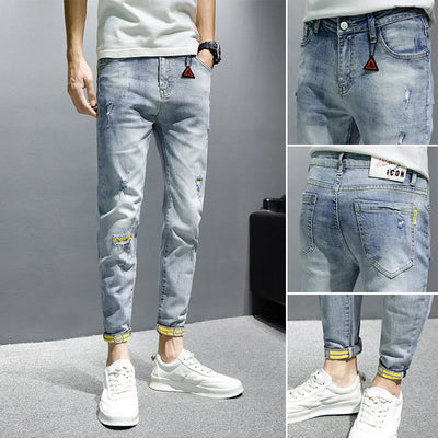 Pantalones Jeans Slim Fit Hombre - Diseño Moderno Primavera Otoño - Image 8