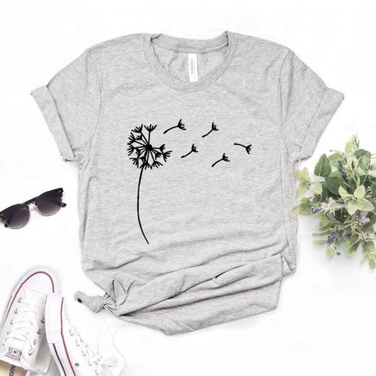 Camiseta Estampado Diente de León de Manga Corta - Image 9