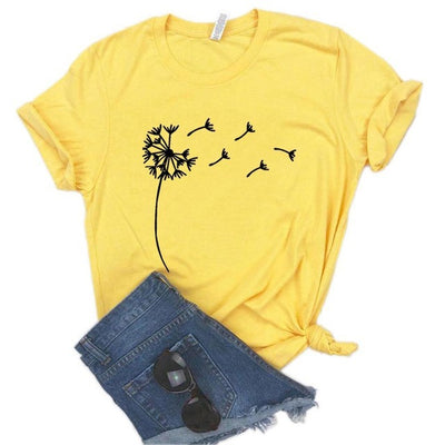 Camiseta Estampado Diente de León de Manga Corta - Image 10