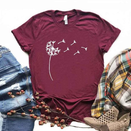 Camiseta Estampado Diente de León de Manga Corta - Image 3