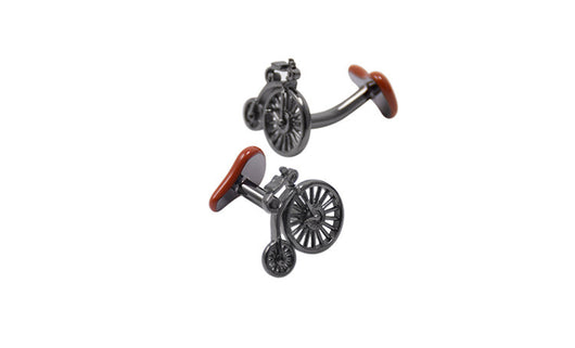 Gemelos Retro Bicicleta para Hombre - Puños Franceses Personalizables Negocios - Image 6