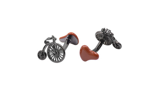 Gemelos Retro Bicicleta para Hombre - Puños Franceses Personalizables Negocios - Image 5