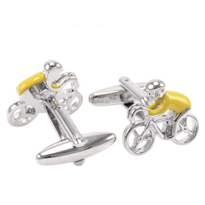 Gemelos Ciclismo Camisa Francesa Atleta Amarillo - Image 9