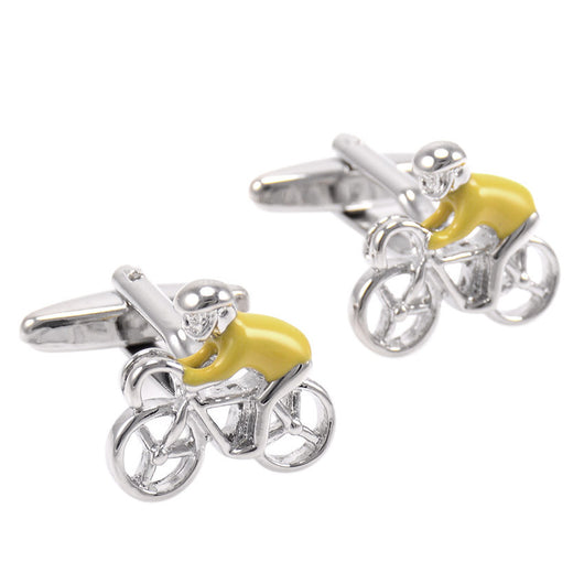 Gemelos Ciclismo Camisa Francesa Atleta Amarillo - Image 10
