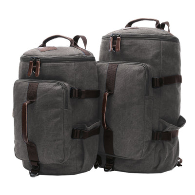 Mochila de Viaje Estilo Europeo Vertical Cuadrada - Bolsa Canvas Grande Escolar - Image 2