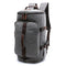 Mochila de Viaje Estilo Europeo Vertical Cuadrada - Bolsa Canvas Grande Escolar