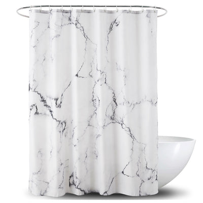 Cortina de Baño Marmolada Impermeable de Poliéster - Image 3