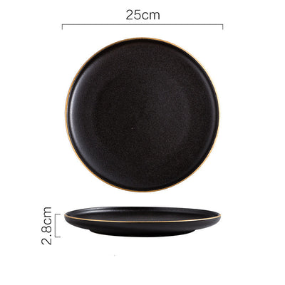 Plato Negro de Cerámica para Carnes - Image 5