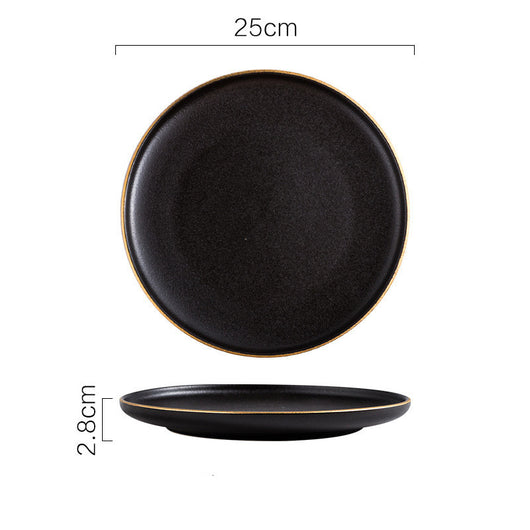 Plato Negro de Cerámica para Carnes - Image 5