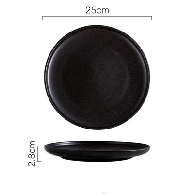 Plato Negro de Cerámica para Carnes - Image 3