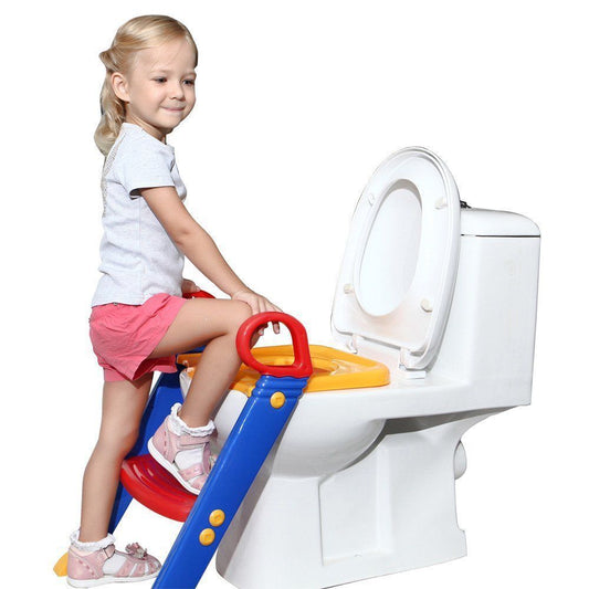 Asiento Entrenador para Baño con Escalera Plegable para Niños - Image 2