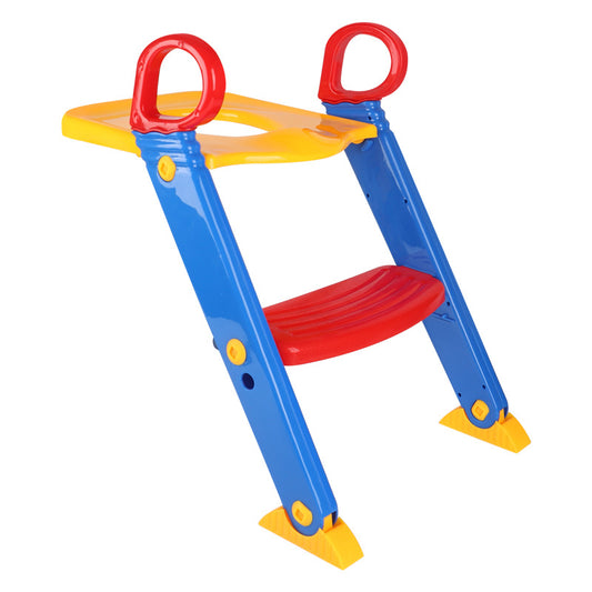 Asiento Entrenador para Baño con Escalera Plegable para Niños