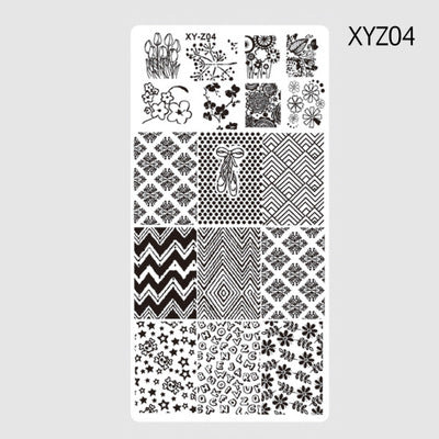 Placa Estampadora de Uñas con Plantillas de Diseño Profesional - Image 19