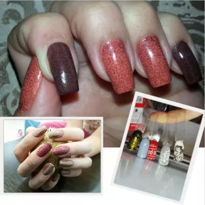 Placa Estampadora de Uñas con Plantillas de Diseño Profesional - Image 20