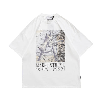 Camiseta Oversized Retro Hip-Hop para Hombre - Estilo Street Urbano - Image 3