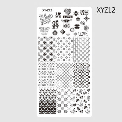 Placa Estampadora de Uñas con Plantillas de Diseño Profesional - Image 12