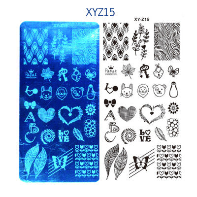 Placa Estampadora de Uñas con Plantillas de Diseño Profesional - Image 14