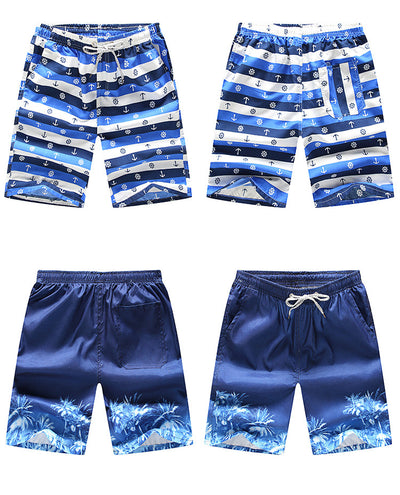 Pantalones Cortos de Playa Sueltos con Estampado - Talla Grande Europeo Americano - Image 13
