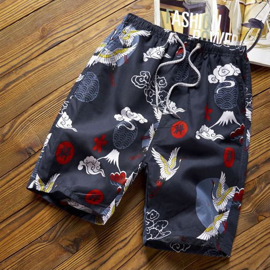 Pantalones Cortos de Playa Sueltos con Estampado - Talla Grande Europeo Americano - Image 17