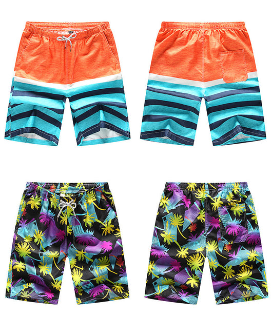 Pantalones Cortos de Playa Sueltos con Estampado - Talla Grande Europeo Americano - Image 15