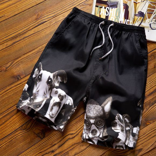Pantalones Cortos de Playa Sueltos con Estampado - Talla Grande Europeo Americano - Image 18