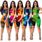 Jumpsuit Estampado Escote Abierto Espalda Sexy Primavera